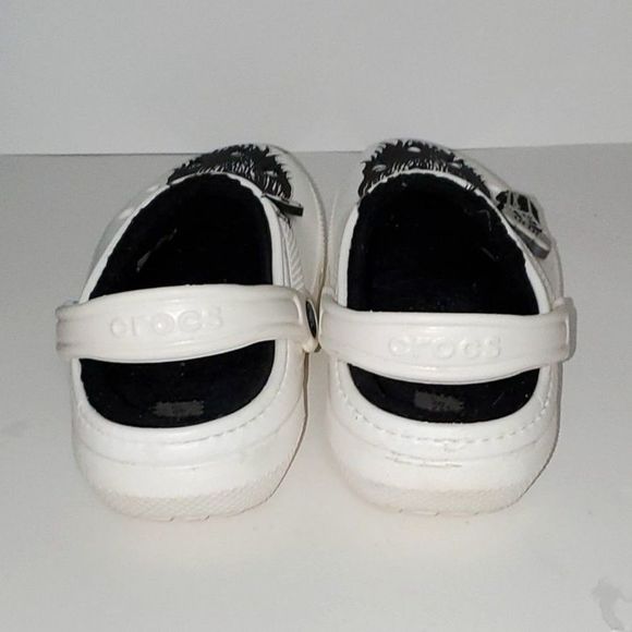 Luke Combs Edition Crocs White Unisex Fuzzy Interior Charms Pirate Face Sz M5 W7 - Picture 7 of 12